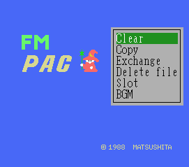 FM Pana Amusement Cartridge title artwork